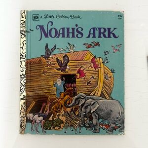 Vintage 1969 Noah's Ark Little Golden Book